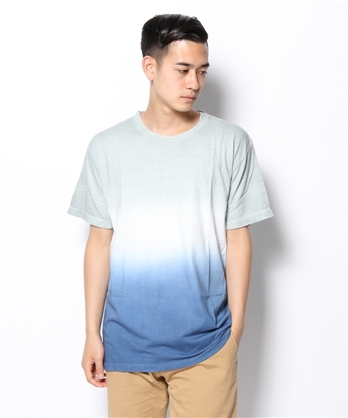 WHO'S WHO gallery(フーズフーギャラリー)の「グラデーションT(Tシャツ/カットソー・メンズ・ブラック/ネイビー/ライトグレー・MEDIUM/LARGE)」の14枚目の写真