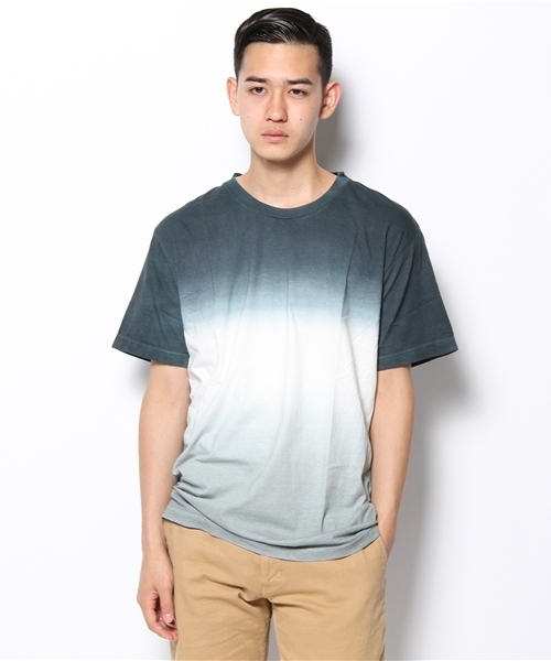 WHO'S WHO gallery(フーズフーギャラリー)の「グラデーションT(Tシャツ/カットソー・メンズ・ブラック/ネイビー/ライトグレー・MEDIUM/LARGE)」の11枚目の写真