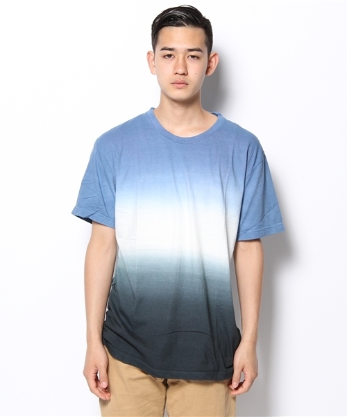 WHO'S WHO gallery(フーズフーギャラリー)の「グラデーションT(Tシャツ/カットソー・メンズ・ブラック/ネイビー/ライトグレー・MEDIUM/LARGE)」の10枚目の写真