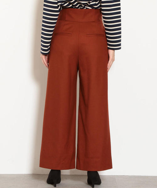 green label relaxing（グリーンレーベルリラクシング）の「◆FM サキソニー ハイウエスト ワイド パンツ ◆（その他パンツ・レディース・ブラック/モカ/ライトグレー/ワインレッド/ピンク/その他2/ベージュ/その他1・36/38/44/34/40/42）」の9枚目の写真