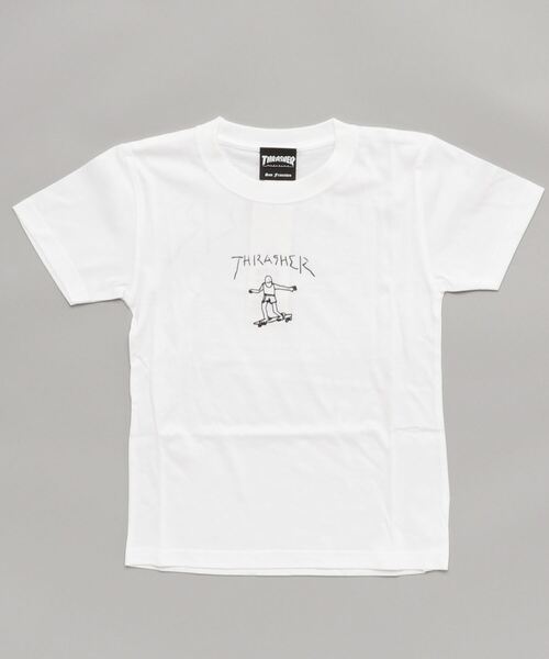 Gonz Art Youth T Shirts キッズ スラッシャー Tシャツ 半袖 マークゴンザレス Tシャツ カットソー Thrasher スラッシャー のファッション通販 Zozotown