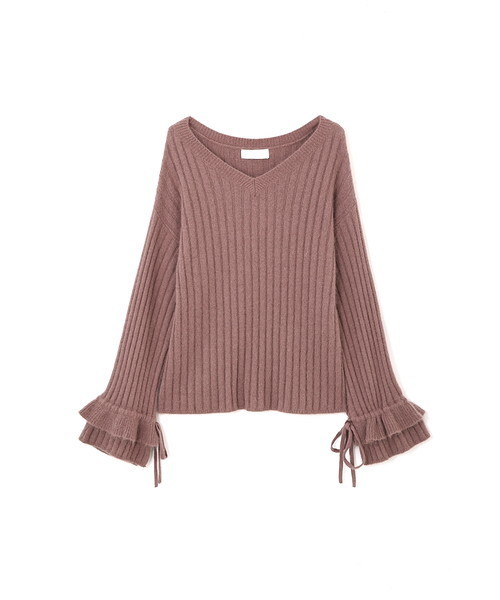 JILL STUART（ジルスチュアート）の「◆レイラワイドリブニット（ニット/セーター・レディース・ブラック/グレー/ピンク/ホワイト・FREE）」の13枚目の写真