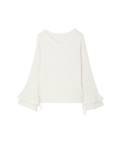 JILL STUART（ジルスチュアート）の「◆レイラワイドリブニット（ニット/セーター・レディース・ブラック/グレー/ピンク/ホワイト・FREE）」の9枚目の写真