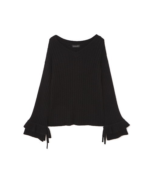 JILL STUART（ジルスチュアート）の「◆レイラワイドリブニット（ニット/セーター・レディース・ブラック/グレー/ピンク/ホワイト・FREE）」の7枚目の写真