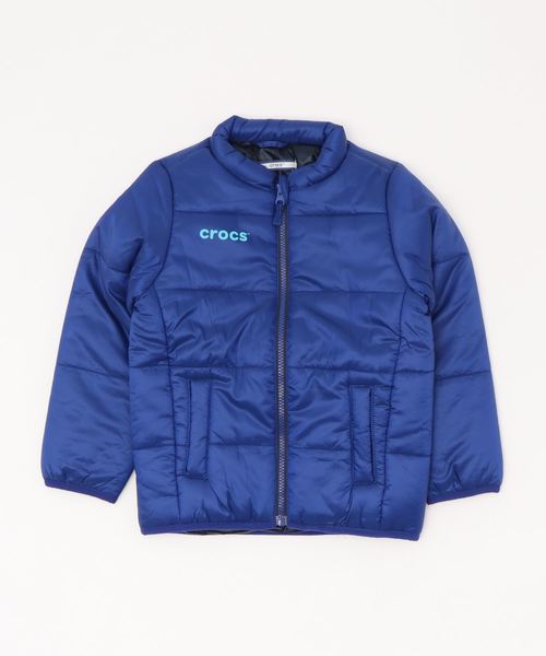 crocs（クロックス）の「【crocs クロックス】中綿ジャケット キッズジャンパー（ダウンジャケット/コート・キッズ・ブラック/ネイビー/レッド/ライム/ブルー・130/140/150/160/120/110）」の5枚目の写真
