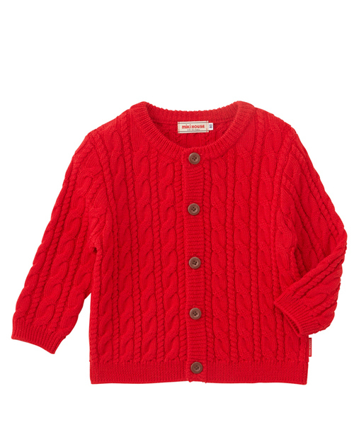 ケーブル編みニットカーディガン カーディガン ボレロ Miki House ミキハウス のファッション通販 Zozotown
