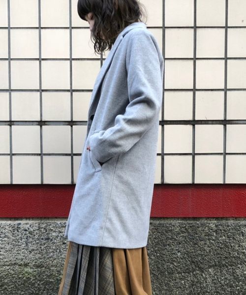 tiptop(ティップトップ)の「チェスターコート(チェスターコート・レディース・ブラック/ベージュ/ブラウン/グレー/ピンク/ダークグレー・FREE)」の16枚目の写真