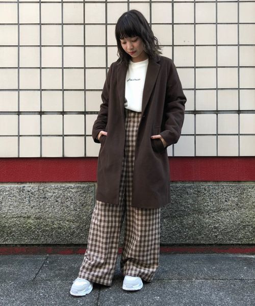 tiptop(ティップトップ)の「チェスターコート(チェスターコート・レディース・ブラック/ベージュ/ブラウン/グレー/ピンク/ダークグレー・FREE)」の17枚目の写真