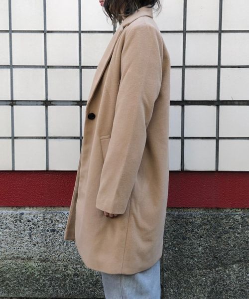 tiptop(ティップトップ)の「チェスターコート(チェスターコート・レディース・ブラック/ベージュ/ブラウン/グレー/ピンク/ダークグレー・FREE)」の14枚目の写真