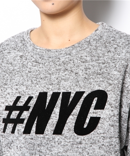 WEGO（ウィゴー）の「WEGO/NYCプルオーバー（スウェット・レディース・杢グレー/グリーン/ブルー/パープル・FREE）」の8枚目の写真