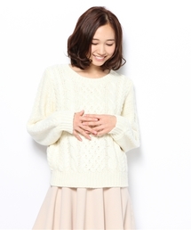 Another Edition | AE AC/NY HAND CABLE PO(ニット/セーター)