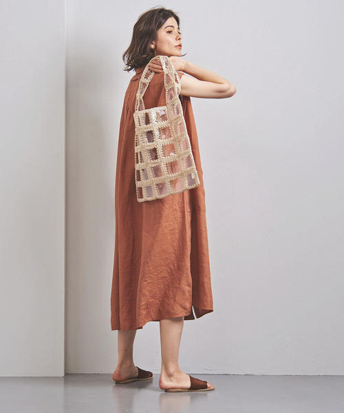 UNITED ARROWS（ユナイテッドアローズ）の「＜JAMIRAY（ジャミレイ）＞PVC パッチ ショップ バッグ ◆（ショルダーバッグ・レディース・ブラック/ナチュラル・FREE）」の13枚目の写真