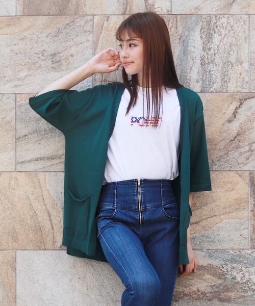 WESTSEA(ウエストシー)の「WEB限定 接触冷感 5分袖 サマーニットカーディガン UVカット(カーディガン/ボレロ・メンズ・ブラック/ベージュ/ネイビー/オフホワイト/グリーン/ブルー/ライトグレー/ラベンダー/グリーン系その他/ダークブルー・M/L/XL)」の5枚目の写真