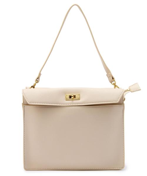 BEAUTY&YOUTH UNITED ARROWS（ビューティーアンドユースユナイテッドアローズ）の「BYMC スクエアフォールド 2WAYショルダーバッグ◆（ショルダーバッグ・レディース・オレンジ/ネイビー/オフホワイト/ブラック/ナチュラル/レッド/イエロー・フリー）」の2枚目の写真