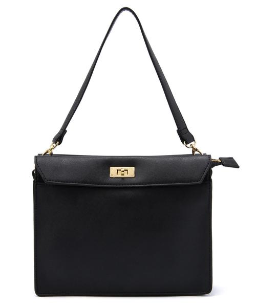 BEAUTY&YOUTH UNITED ARROWS（ビューティーアンドユースユナイテッドアローズ）の「BYMC スクエアフォールド 2WAYショルダーバッグ◆（ショルダーバッグ・レディース・オレンジ/ネイビー/オフホワイト/ブラック/ナチュラル/レッド/イエロー・フリー）」の3枚目の写真