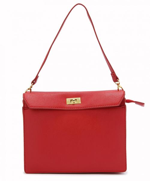 BEAUTY&YOUTH UNITED ARROWS（ビューティーアンドユースユナイテッドアローズ）の「BYMC スクエアフォールド 2WAYショルダーバッグ◆（ショルダーバッグ・レディース・オレンジ/ネイビー/オフホワイト/ブラック/ナチュラル/レッド/イエロー・フリー）」の12枚目の写真