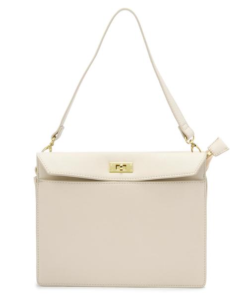 BEAUTY&YOUTH UNITED ARROWS（ビューティーアンドユースユナイテッドアローズ）の「BYMC スクエアフォールド 2WAYショルダーバッグ◆（ショルダーバッグ・レディース・オレンジ/ネイビー/オフホワイト/ブラック/ナチュラル/レッド/イエロー・フリー）」の15枚目の写真