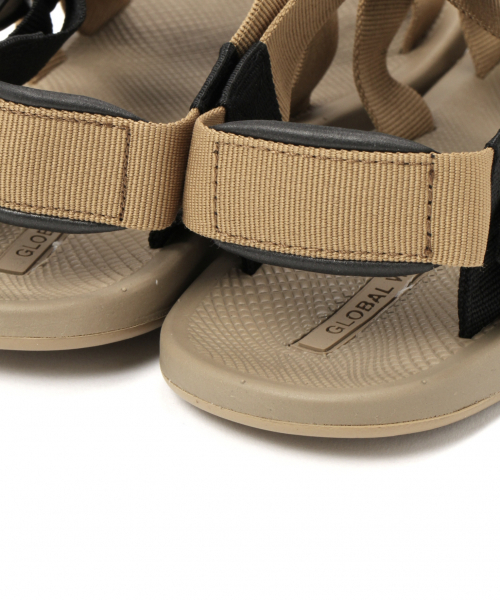 GLOBAL WORK（グローバルワーク）の「スポーツサンダル/831695（サンダル・レディース・ブラック/ベージュ・MEDIUM/LARGE）」の4枚目の写真