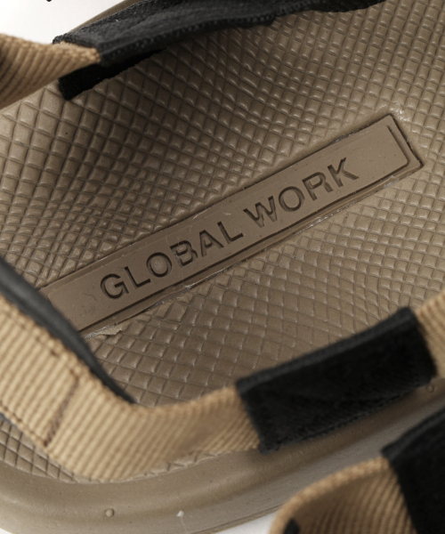 GLOBAL WORK（グローバルワーク）の「スポーツサンダル/831695（サンダル・レディース・ブラック/ベージュ・MEDIUM/LARGE）」の6枚目の写真