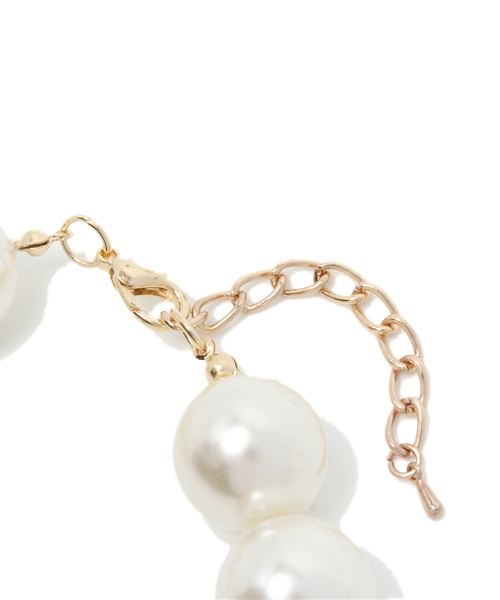 WEGO（ウィゴー）の「WEGO/パールネックレス（ネックレス・レディース・ホワイト・FREE）」の2枚目の写真