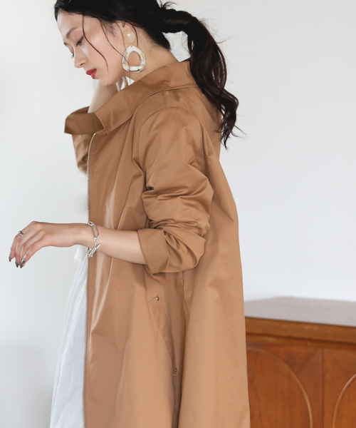 Bou Jeloud ブージュルード の 定番人気 軽くて伸びる コットンストレッチコート トレンチコート Wear