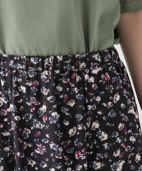 studio CLIP（スタディオクリップ）の「《days》フラワープリントスカート（スカート・レディース・ブラウン/ブラック/パープル・LARGE/MEDIUM）」の6枚目の写真