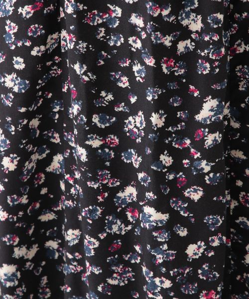 studio CLIP（スタディオクリップ）の「《days》フラワープリントスカート（スカート・レディース・ブラウン/ブラック/パープル・LARGE/MEDIUM）」の13枚目の写真