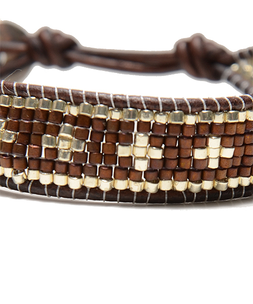 CHAN LUU（チャンルー）の「◎CHAN LUU / ビーズ ブレスレット（ブレスレット・メンズ・ホワイト/ダークブラウン/ロイヤルブルー・ONE SIZE）」の8枚目の写真