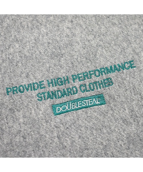 DOUBLE STEAL（ダブルスティール）の「Simple BOX embroidery パーカー（パーカー・メンズ・ホワイト/ブラック×ホワイト/グレー系その他/ブラック×グリーン/グレー系その他2・MEDIUM/LARGE/X-LARGE）」の10枚目の写真