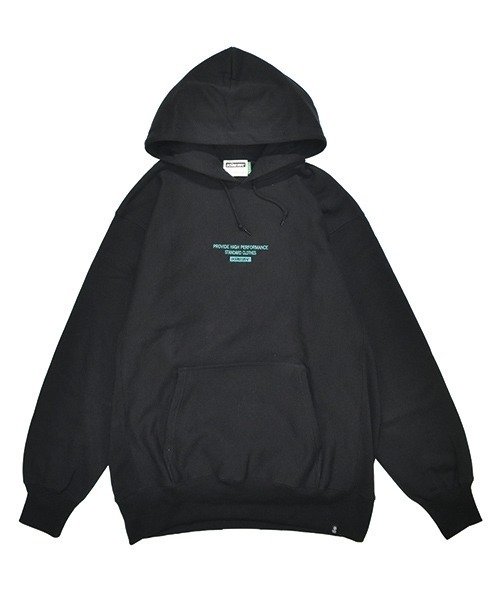 DOUBLE STEAL（ダブルスティール）の「Simple BOX embroidery パーカー（パーカー・メンズ・ホワイト/ブラック×ホワイト/グレー系その他/ブラック×グリーン/グレー系その他2・MEDIUM/LARGE/X-LARGE）」の9枚目の写真