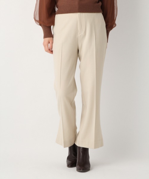 GLOBAL WORK（グローバルワーク）の「起毛ストレッチセミフレアパンツ/856561（その他パンツ・レディース・グレー系その他7/ダークブラウン/サックスブルー/オフホワイト/ダークグレー・MEDIUM/LARGE）」の2枚目の写真