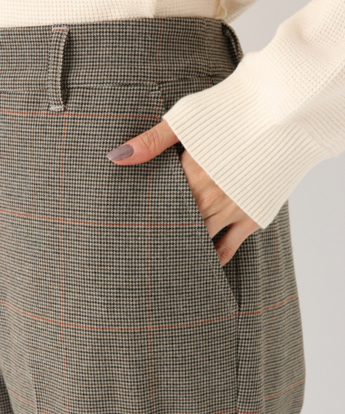 GLOBAL WORK（グローバルワーク）の「起毛ストレッチセミフレアパンツ/856561（その他パンツ・レディース・グレー系その他7/ダークブラウン/サックスブルー/オフホワイト/ダークグレー・MEDIUM/LARGE）」の9枚目の写真