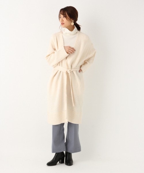 GLOBAL WORK（グローバルワーク）の「起毛ストレッチセミフレアパンツ/856561（その他パンツ・レディース・グレー系その他7/ダークブラウン/サックスブルー/オフホワイト/ダークグレー・MEDIUM/LARGE）」の16枚目の写真