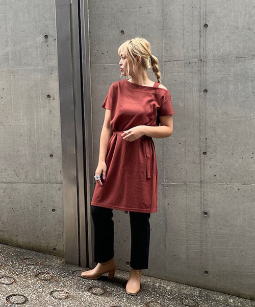 ポンチdeワンショルワンピース ワンピース As Know As セール Know ワンピース As Pinky アズノゥアズ ピンキー のファッション