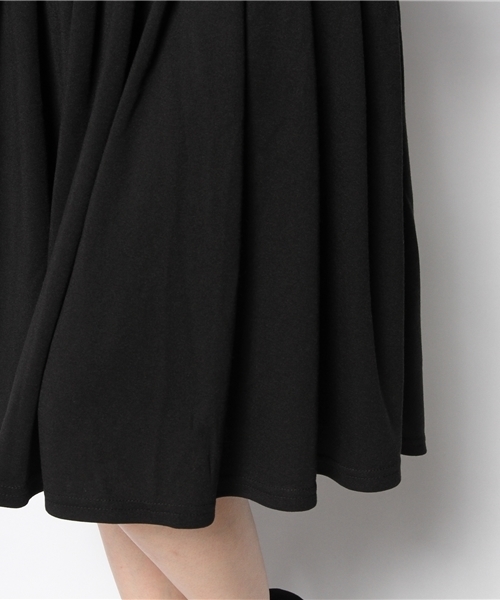 WEGO（ウィゴー）の「WEGO/タックプリーツミディスカート（スカート・レディース・ブラック/ダークグリーン/ネイビー/ワイン・FREE）」の7枚目の写真