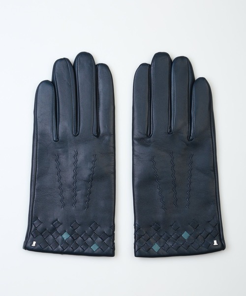イントレチャートデザイン レザーグローブ 手袋 Lanvin En Bleu ランバンオンブルー のファッション通販 Zozotown