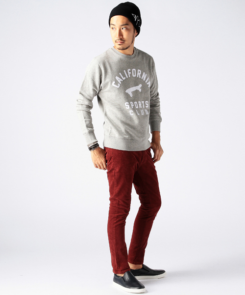 BEAMS（ビームス）の「◎THE BROWN IVY / プリント クルーネック スウェット（スウェット・メンズ・グレー/ネイビー・MEDIUM/SMALL/LARGE/X-LARGE）」の18枚目の写真