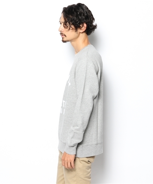 BEAMS（ビームス）の「◎THE BROWN IVY / プリント クルーネック スウェット（スウェット・メンズ・グレー/ネイビー・MEDIUM/SMALL/LARGE/X-LARGE）」の4枚目の写真
