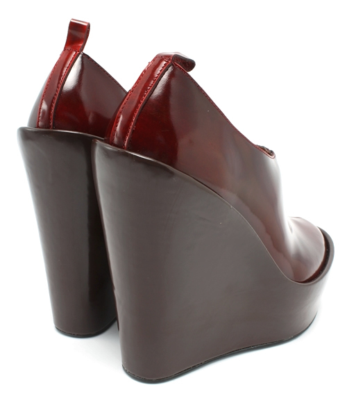 ROSE BUD（ローズバッド）の「(JEFFREY CAMPBELL FOR ROSE BUD)ジェフリー キャンベル ウエッジソール ブーティ（ブーティ・レディース・ブラック/ワイン・36/37/35/39/38）」の5枚目の写真