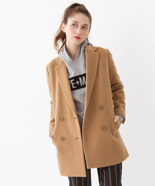 Another Edition(アナザーエディション)の「【店舗限定】ビーバーコート/ae BEAVER CT(その他アウター・レディース・ブラック/ライトグレー/ベージュ・SMALL/MEDIUM)」の3枚目の写真