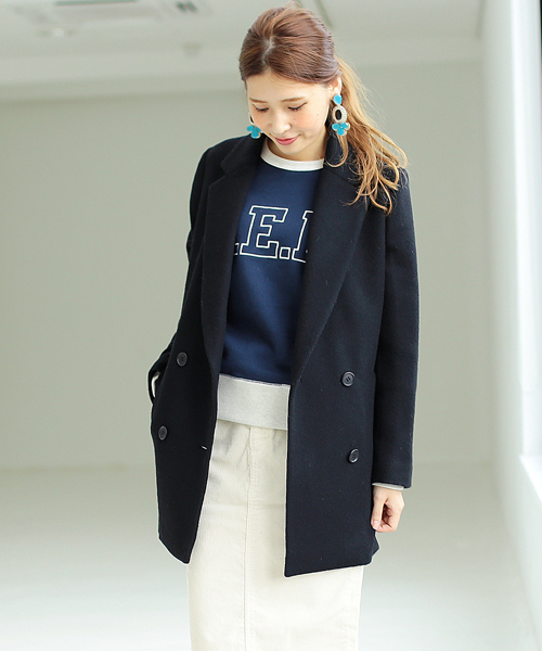 Another Edition(アナザーエディション)の「【店舗限定】ビーバーコート/ae BEAVER CT(その他アウター・レディース・ブラック/ライトグレー/ベージュ・SMALL/MEDIUM)」の1枚目の写真