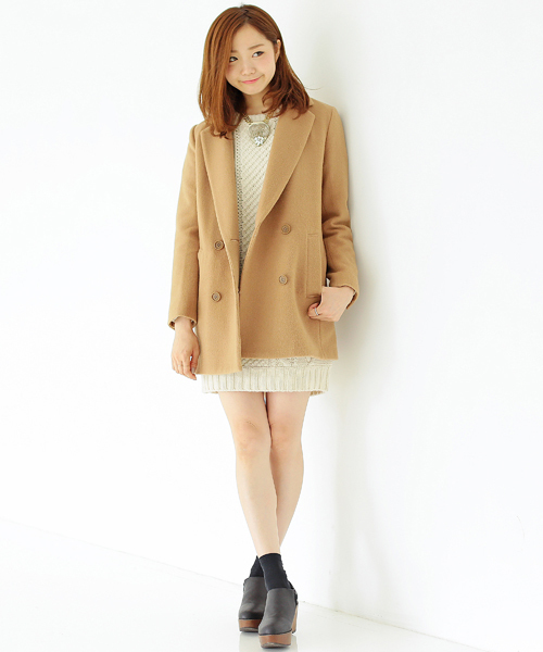 Another Edition(アナザーエディション)の「【店舗限定】ビーバーコート/ae BEAVER CT(その他アウター・レディース・ブラック/ライトグレー/ベージュ・SMALL/MEDIUM)」の11枚目の写真