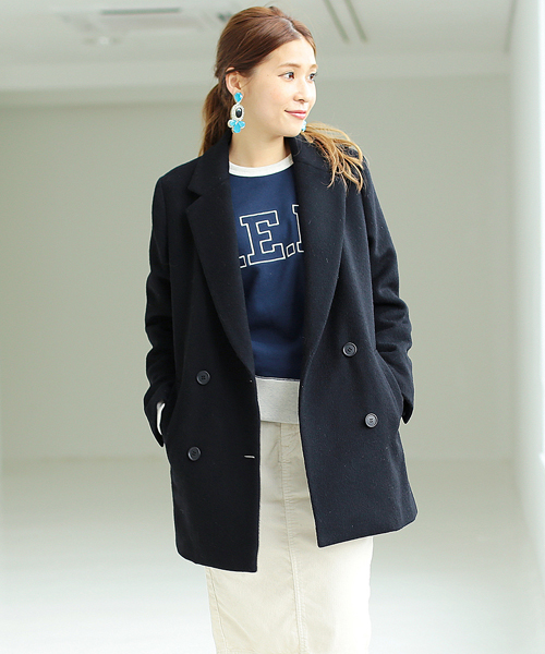 Another Edition(アナザーエディション)の「【店舗限定】ビーバーコート/ae BEAVER CT(その他アウター・レディース・ブラック/ライトグレー/ベージュ・SMALL/MEDIUM)」の4枚目の写真