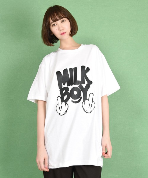 MILKBOY（ミルクボーイ）の「World Tour Tシャツ（Tシャツ/カットソー