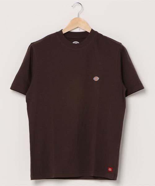 Dickies（ディッキーズ）の「【Dickies】ミニワッペン ヘビーウェイトTシャツ/無地Ｔ（Tシャツ/カットソー・メンズ・ホワイト/ブラック/ダークグリーン/ベージュ/パープル/ブラウン/グリーン/スモークピンク/ダークブルー/キャメル/サックスブルー/ブルーグリーン・M/L/XL）」の19枚目の写真