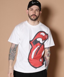 JACKROSE | ローリングストーンズ コラボ ビッグリップス&タン 半袖Tシャツ(Tシャツ/カットソー)