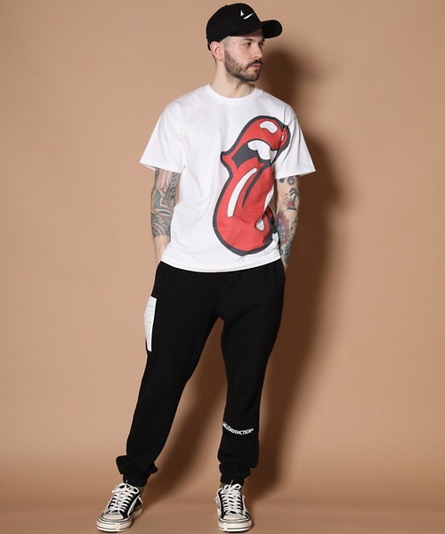 JACKROSE（ジャックローズ）の「ローリングストーンズ コラボ ビッグリップス&タン 半袖Tシャツ（Tシャツ/カットソー・メンズ・ホワイト/ブラック・M/L）」の15枚目の写真