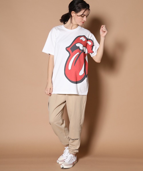 JACKROSE（ジャックローズ）の「ローリングストーンズ コラボ ビッグリップス&タン 半袖Tシャツ（Tシャツ/カットソー・メンズ・ホワイト/ブラック・M/L）」の16枚目の写真