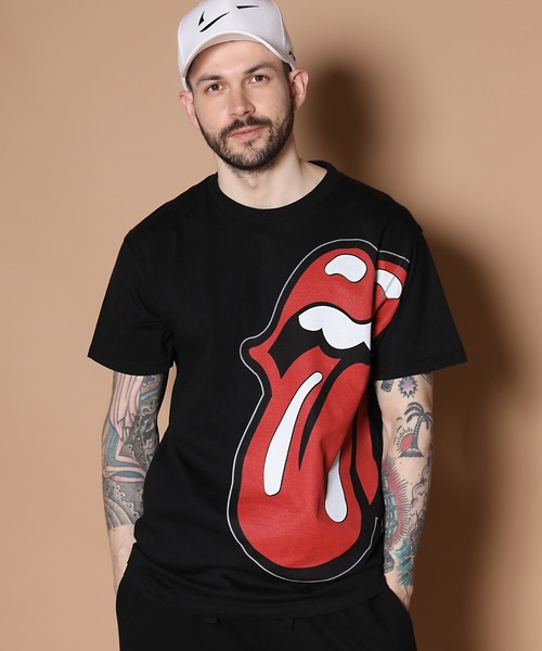 JACKROSE（ジャックローズ）の「ローリングストーンズ コラボ ビッグリップス&タン 半袖Tシャツ（Tシャツ/カットソー・メンズ・ホワイト/ブラック・M/L）」の11枚目の写真