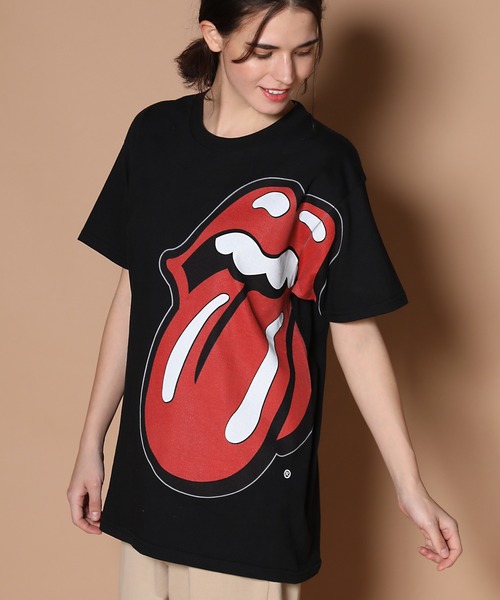 JACKROSE（ジャックローズ）の「ローリングストーンズ コラボ ビッグリップス&タン 半袖Tシャツ（Tシャツ/カットソー・メンズ・ホワイト/ブラック・M/L）」の12枚目の写真